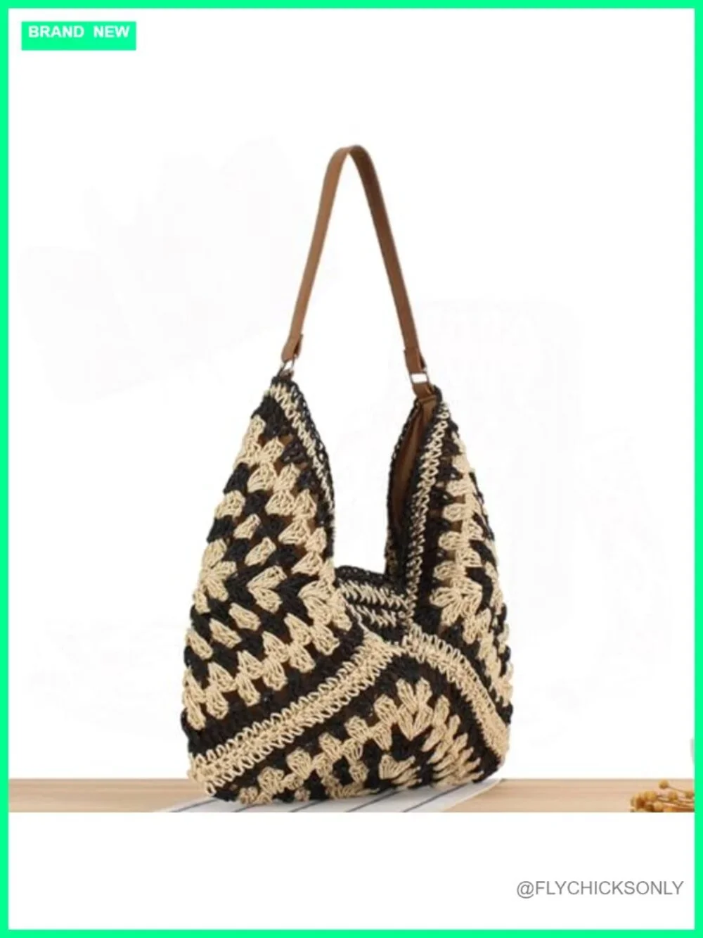 Straw Hobo Bag Woven Beach Purse Large Summer Tote with Lining